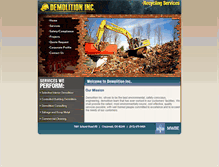 Tablet Screenshot of cincinnatidemolition.com